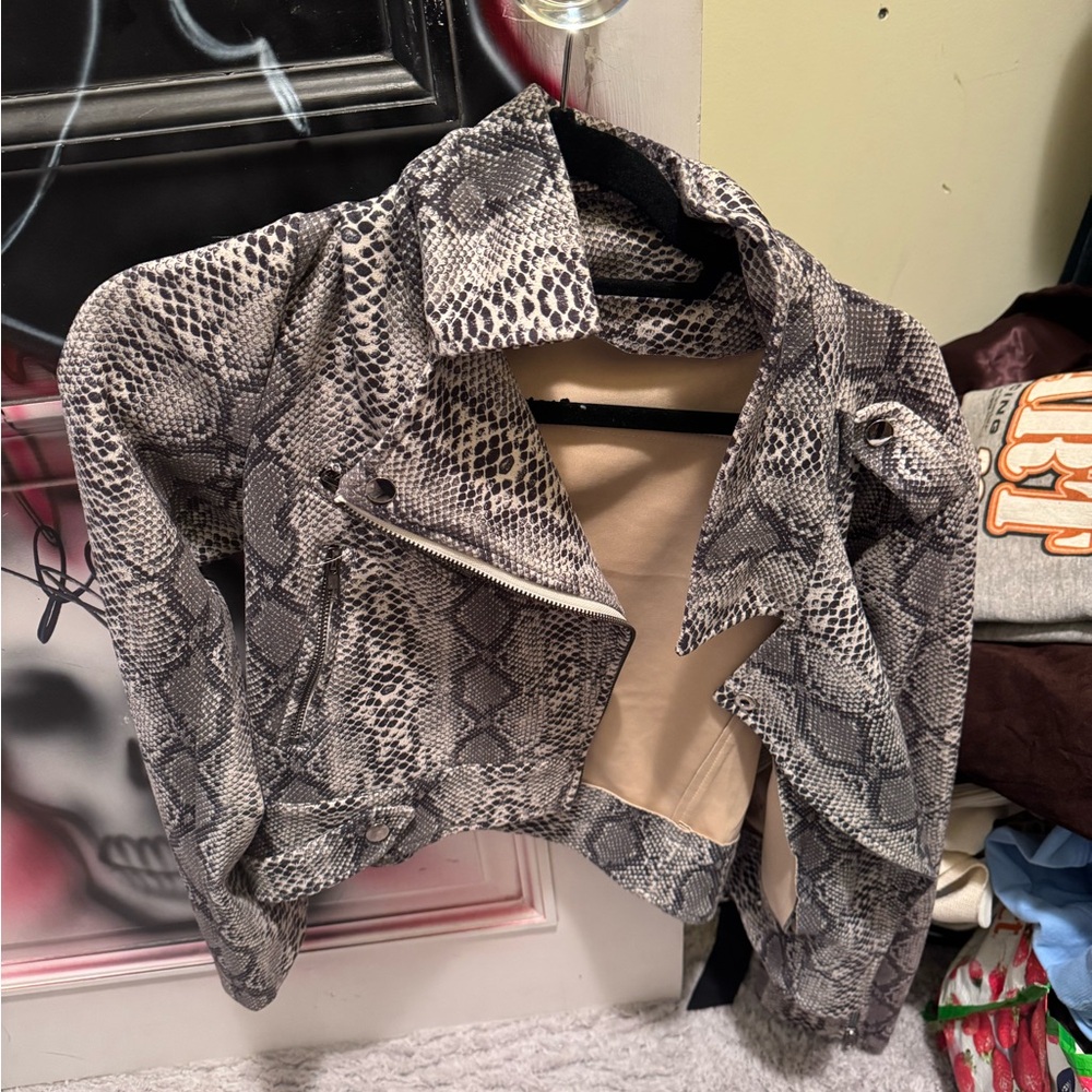 Snakeskin jacket